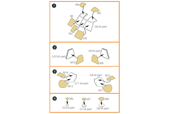 Shop 1/48 UH-60A, MH-60L painting mask on "yellow kabuki paper" for ICM kit Scale Plastic Models and Accessories. Resin Parts. Clear Prop Models Online Store