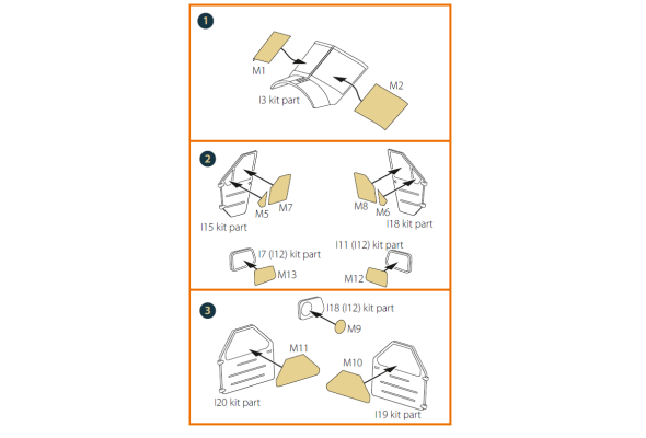 Shop 1/48 DHC-2 Beaver painting mask on "yellow kabuki paper" for Dora Wings kit Scale Plastic Models and Accessories. Resin Parts. Clear Prop Models Online Store
