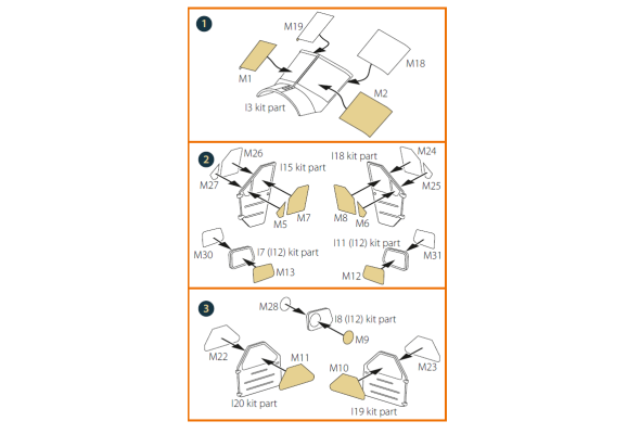 Shop 1/48 DHC-2 Beaver double-sided painting mask on "yellow kabuki paper" for Dora Wings kit Scale Plastic Models and Accessories. Resin Parts. Clear Prop Models Online Store