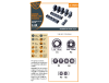 Shop 1/48 Jaguar Weighted wheels set Scale Plastic Models and Accessories. Resin Parts. Clear Prop Models Online Store