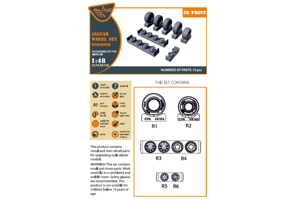 Shop 1/48 Jaguar Weighted wheels set Scale Plastic Models and Accessories. Resin Parts. Clear Prop Models Online Store