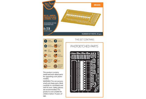 Shop 1/72 Ki-51 Sonia (all versions) PE landing flaps Scale Plastic Models and Accessories. Resin Parts. Clear Prop Models Online Store