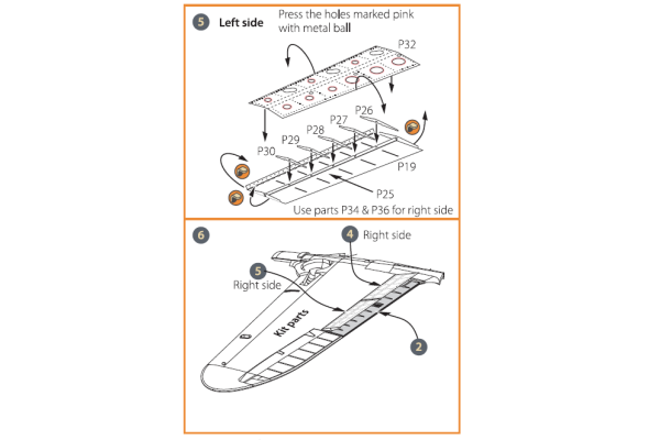 Shop 1/72 La-5 (all versions) PE landing flaps Scale Plastic Models and Accessories. Resin Parts. Clear Prop Models Online Store