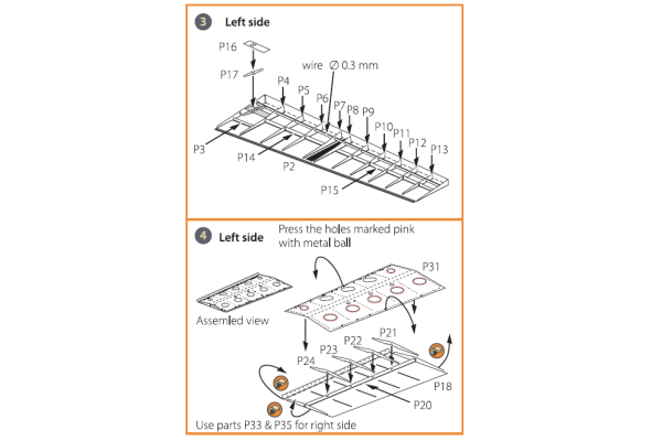 Shop 1/72 La-5 (all versions) PE landing flaps Scale Plastic Models and Accessories. Resin Parts. Clear Prop Models Online Store