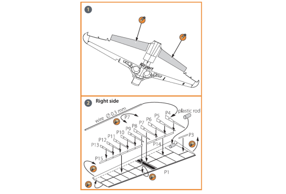 Shop 1/72 La-5 (all versions) PE landing flaps Scale Plastic Models and Accessories. Resin Parts. Clear Prop Models Online Store