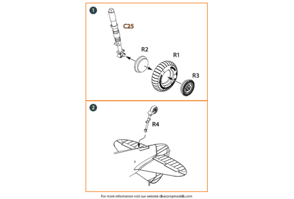 Shop 1/72 La-5 (early version) wheel set Scale Plastic Models and Accessories. Resin Parts. Clear Prop Models Online Store