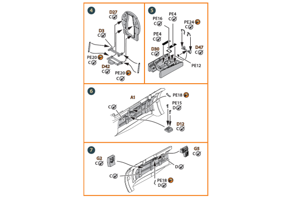 Shop 1/72 A5M Claude (all versions) PE parts Scale Plastic Models and Accessories. Resin Parts. Clear Prop Models Online Store