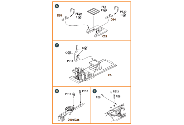 Shop 1/72 Ki-51 Sonia PE parts (all versions) Scale Plastic Models and Accessories. Resin Parts. Clear Prop Models Online Store