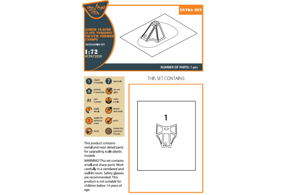 Shop 1/72 A5M2b Claude (late version) vacuum formed canopy Scale Plastic Models and Accessories. Resin Parts. Clear Prop Models Online Store