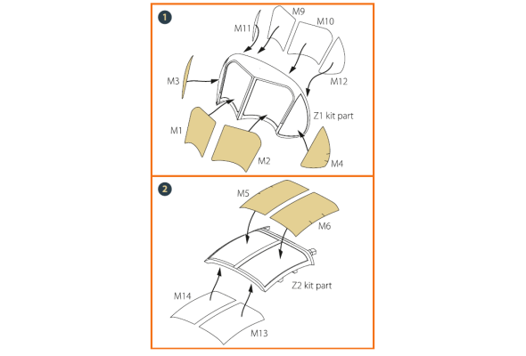 Shop 1/72 OV-1 A/JOV-1A Mohawk for CP kit painting mask "yellow kabuki paper" Scale Plastic Models and Accessories. Resin Parts. Clear Prop Models Online Store