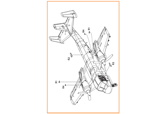 Shop 1/72 OV-1 A/B/C/D Mohawk air intakes for CP kit Scale Plastic Models and Accessories. Resin Parts. Clear Prop Models Online Store