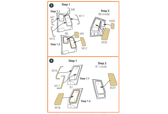 Shop 1/72 UH-2 A/B SEASPRITE for CP kit painting mask "yellow kabuki paper" Scale Plastic Models and Accessories. Resin Parts. Clear Prop Models Online Store