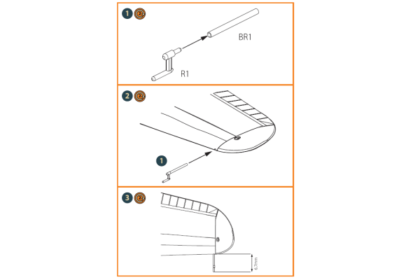 Shop 1/72 Hawk H-75 M/N/O Pitot tube Scale Plastic Models and Accessories. Resin Parts. Clear Prop Models Online Store