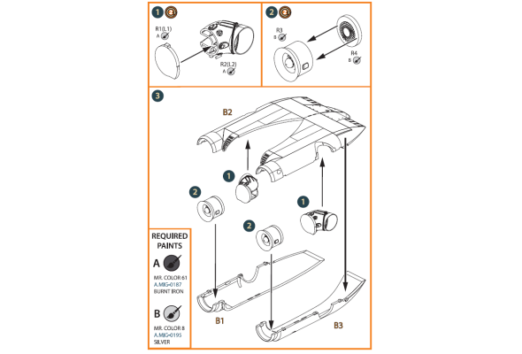 Shop 1/72 UH-2C/HH-2D SEASPRITE resin exhaust Scale Plastic Models and Accessories. Resin Parts. Clear Prop Models Online Store
