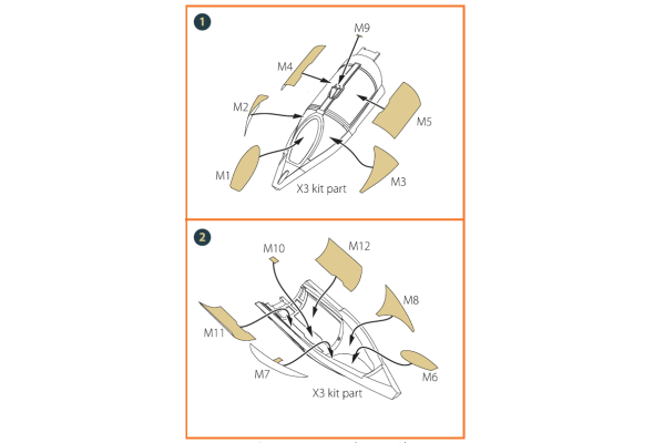 Shop 1/72 MiG-23ML, MLD, P, MLAE painting mask on "yellow kabuki paper" for CP kits Scale Plastic Models and Accessories. Resin Parts. Clear Prop Models Online Store
