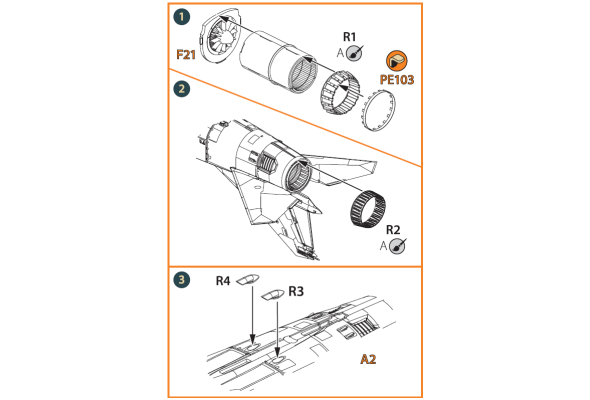 Shop 1/72 MiG-23ML, MLD, P, MLAE Exhaust and air scoops for CP kits Scale Plastic Models and Accessories. Resin Parts. Clear Prop Models Online Store