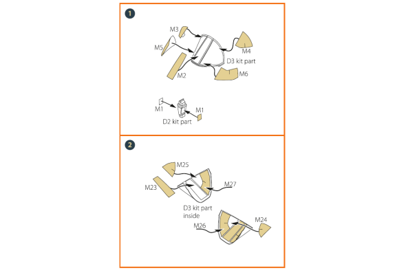 Shop 1/72 OV-10 A/D Bronko double-sided painting mask on "yellow kabuki paper" for ICM kits Scale Plastic Models and Accessories. Resin Parts. Clear Prop Models Online Store