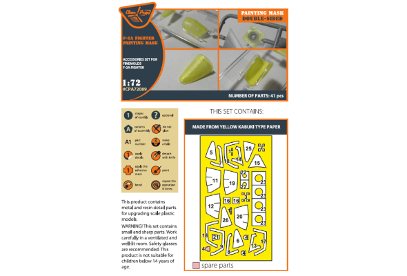 Shop 1/72 F-2A Fighter double-sided painting mask on "yellow kabuki paper" for Finemolds kits Scale Plastic Models and Accessories. Resin Parts. Clear Prop Models Online Store