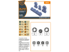 Shop 1/72 AMX Ghibli wheel set for Italeri kits Scale Plastic Models and Accessories. Resin Parts. Clear Prop Models Online Store