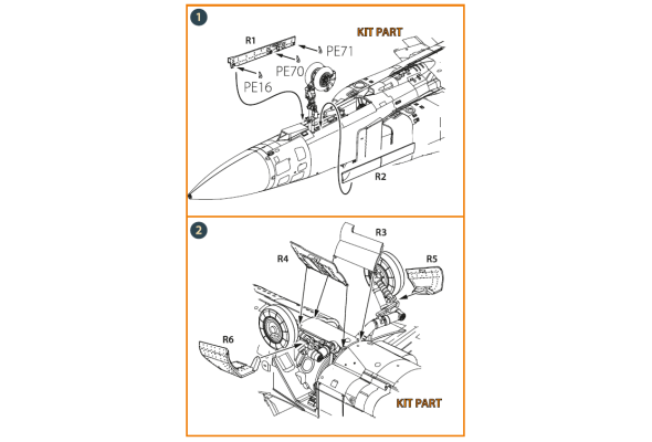Shop 1/72 MiG-23 undercarriage covers for CP kits Scale Plastic Models and Accessories. Resin Parts. Clear Prop Models Online Store