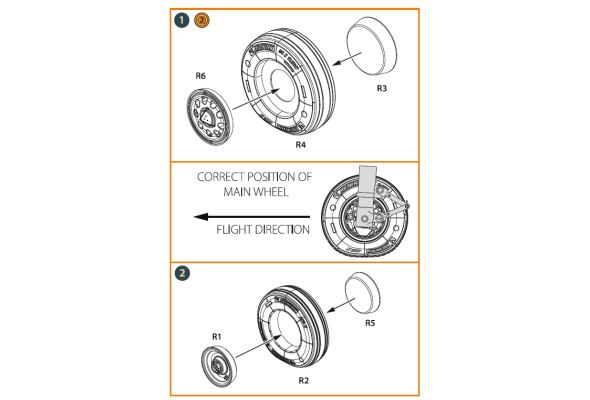 Shop 1/72 F-35A wheel set Scale Plastic Models and Accessories. Resin Parts. Clear Prop Models Online Store