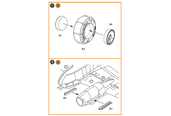 Shop 1/72 Me-410 B-1/U2/U4/R4 wheel set and exhaust Scale Plastic Models and Accessories. Resin Parts. Clear Prop Models Online Store