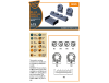 Shop 1/72 Me-410 B-1/U2/U4/R4 wheel set and exhaust Scale Plastic Models and Accessories. Resin Parts. Clear Prop Models Online Store