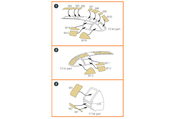 Shop 1/72 Me-410 B-1/U2/U4/R4 painting mask on "yellow kabuki paper" for Finemolds kits Scale Plastic Models and Accessories. Resin Parts. Clear Prop Models Online Store