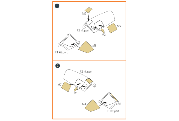 Shop 1/72 Fairey Delta 2 painting mask on "yellow kabuki paper" for Dora Wings kit Scale Plastic Models and Accessories. Resin Parts. Clear Prop Models Online Store