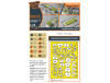 Shop 1/72 Mirage 2000D double-sided painting mask on "yellow kabuki paper" for Modelsvit kit 72075 Scale Plastic Models and Accessories. Resin Parts. Clear Prop Models Online Store