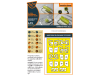 Shop 1/72 K-8/JL-8 Karakorum double-sided painting mask on "yellow kabuki paper" for Trumpeter kit Scale Plastic Models and Accessories. Resin Parts. Clear Prop Models Online Store