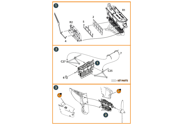 Shop 1/72 DH.88 Comet engine set 3D print Scale Plastic Models and Accessories. Resin Parts. Clear Prop Models Online Store