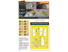 Shop 1/72 F-86A double-sided painting mask on "yellow kabuki paper" for CP kits Scale Plastic Models and Accessories. Resin Parts. Clear Prop Models Online Store