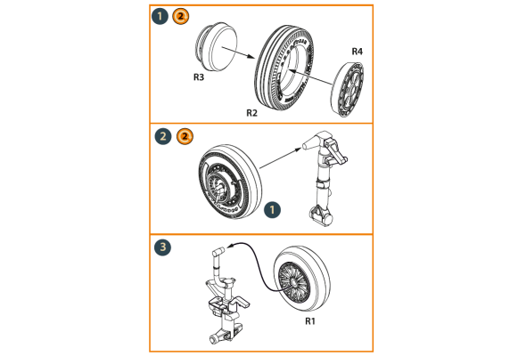 Shop 1/72 F-86A wheel set type 1 for CP kits Scale Plastic Models and Accessories. Resin Parts. Clear Prop Models Online Store
