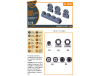 Shop 1/72 F-86A wheel set type 2 for CP kits Scale Plastic Models and Accessories. Resin Parts. Clear Prop Models Online Store