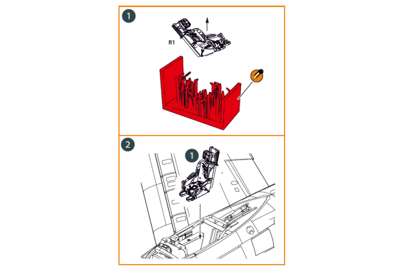 Shop 1/72 F-86A Ejection seat early for CP kits Scale Plastic Models and Accessories. Resin Parts. Clear Prop Models Online Store