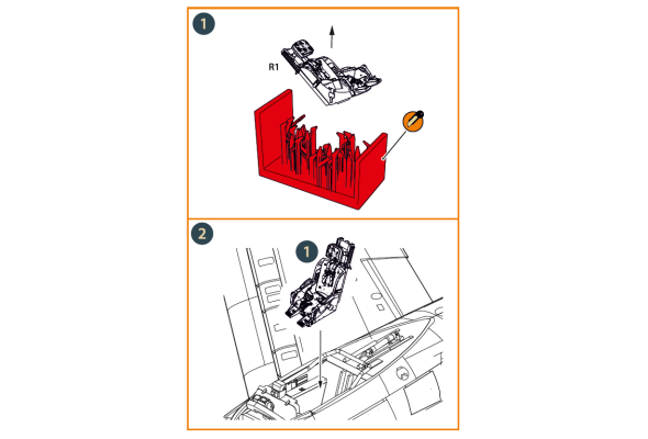 Shop 1/72 F-86A Ejection seat late for CP kits Scale Plastic Models and Accessories. Resin Parts. Clear Prop Models Online Store