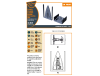Shop 1/72 F-86A Canopy frame detailing set for CP kits Scale Plastic Models and Accessories. Resin Parts. Clear Prop Models Online Store