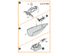 Shop 1/72 F-86A Canopy frame detailing set for CP kits Scale Plastic Models and Accessories. Resin Parts. Clear Prop Models Online Store