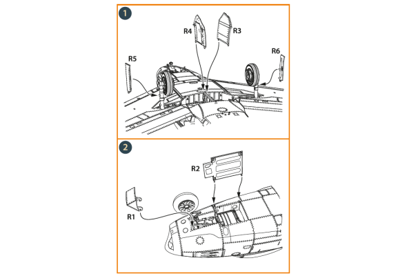 Shop 1/72 F-86A undercarriage covers for CP kits Scale Plastic Models and Accessories. Resin Parts. Clear Prop Models Online Store