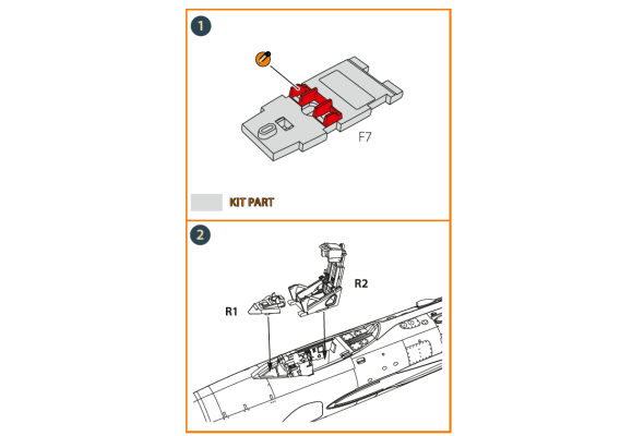 Shop 1/72 MiG-19 Ejection seat and instrument panel cover for CP kits Scale Plastic Models and Accessories. Resin Parts. Clear Prop Models Online Store