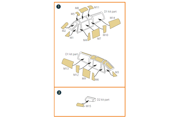 Shop 1/72 Ki-61-II, Ki-100-I painting mask on "yellow kabuki paper" for Finemolds FP17, FP19 kits Scale Plastic Models and Accessories. Resin Parts. Clear Prop Models Online Store