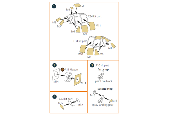 Shop 1/72 J2M3 Raiden painting mask on "yellow kabuki paper" for Hasegawa kits Scale Plastic Models and Accessories. Resin Parts. Clear Prop Models Online Store