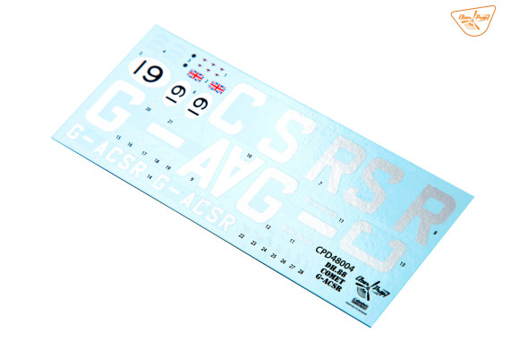Shop 1/48 DH.88 Comet G-ACSR MacRobertson Trophy Air Race Decal for Mikromir kit Scale Plastic Models and Accessories. Resin Parts. Clear Prop Models Online Store