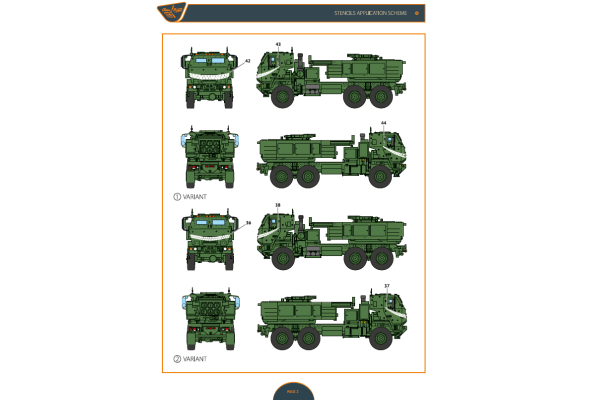 Shop 1/72 M142 Himars in Ukrainian Armed Forces decal set for Foreart, Meng, Dragon kits Scale Plastic Models and Accessories. Resin Parts. Clear Prop Models Online Store