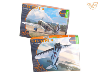 Exciting News! The eagerly anticipated CP4821 I-16 type 5 (in the sky of Spain early version) and CP4822 I-16 type 5