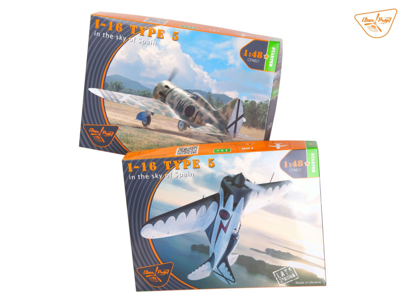 Exciting News! The eagerly anticipated CP4821 I-16 type 5 (in the sky of Spain early version) and CP4822 I-16 type 5