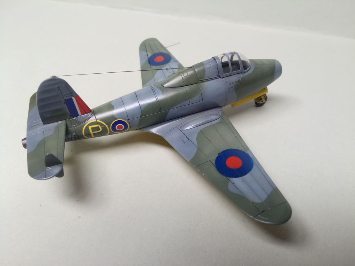 Assembled model Gloster E28/39 Pioneer from Valentin Trishchun, Ukraine