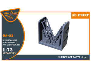Shop 1/72 RS-82 used on the following airplanes: I-15bis, I-16, I-153, Yak-1, Yak-7, Su-2, A-7 Scale Plastic Models and Accessories. Resin Parts. Clear Prop Models Online Store