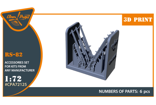 Shop 1/72 RS-82 used on the following airplanes: I-15bis, I-16, I-153, Yak-1, Yak-7, Su-2, A-7 Scale Plastic Models and Accessories. Resin Parts. Clear Prop Models Online Store